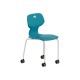 SILLA POLIPROPILENO RUEDAS SOFT-R